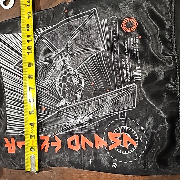 D Disney Star Wars Japanese Fighter Bomber Black Jacket XS - Picture 7 of 14